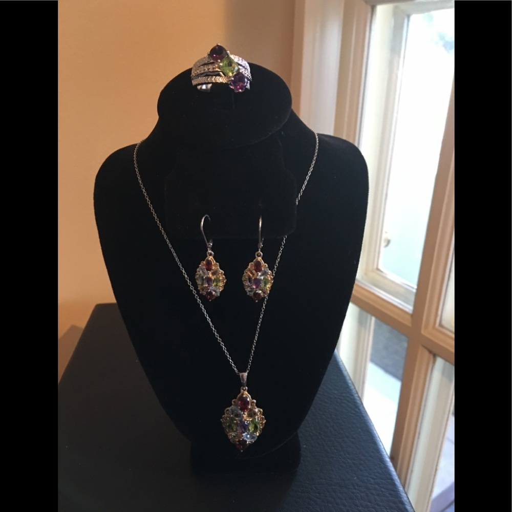 3 piece Multi Gem Set